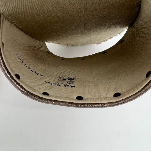 Vidorreta Espadrille Sandals Metallic Studded Slides Flats Size 10 Women - Picture 10 of 17